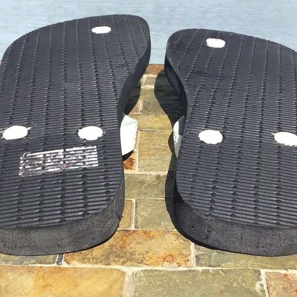 Havaianas White Thong Flip Fop Sandal Size  7/8 - Picture 7 of 8